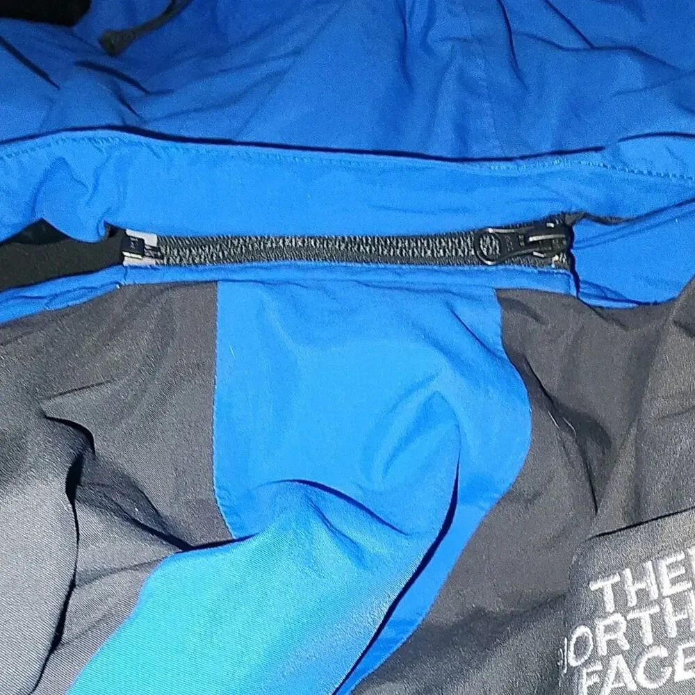 The North Face Inlux Hyvent Insulated Hooded Jacket Men's Size XL Blue & Black